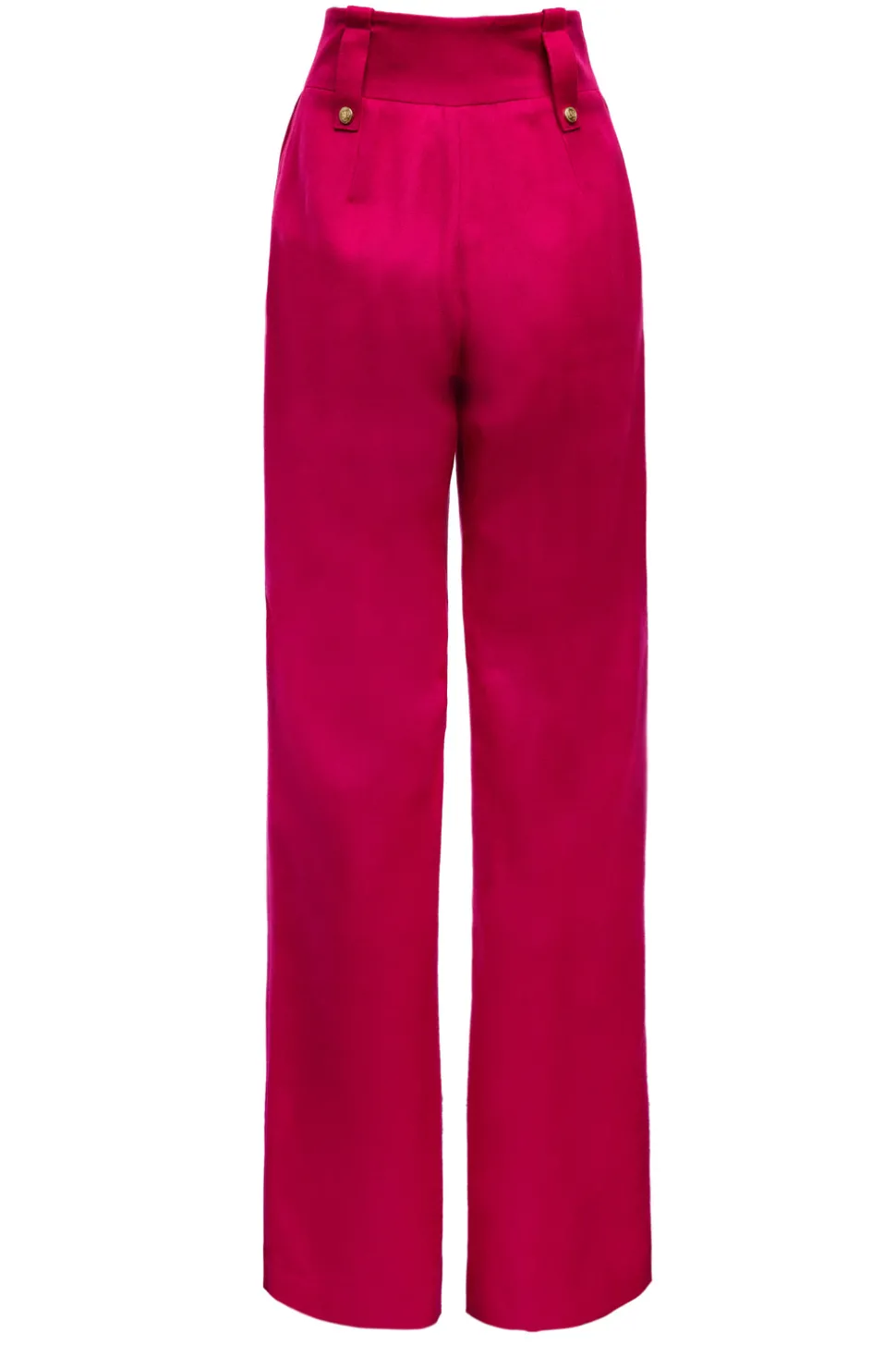 High Waisted Straight Trouser