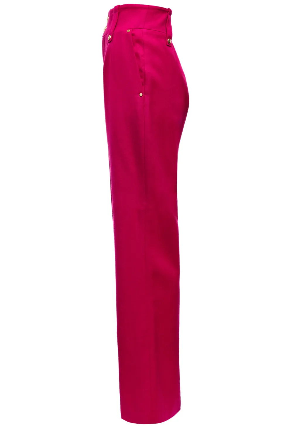 High Waisted Straight Trouser