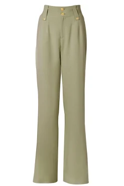 High Waisted Straight Trouser