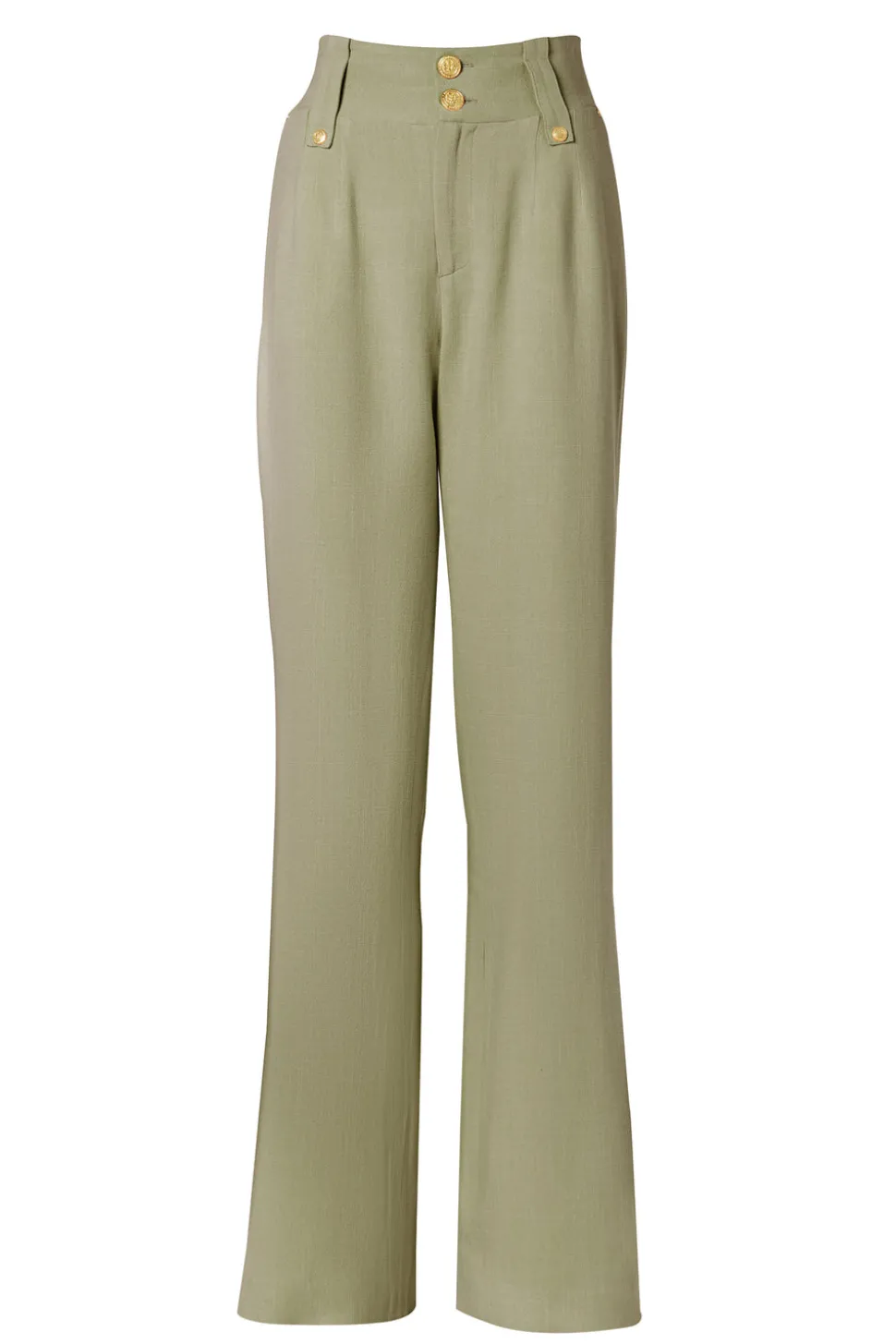 High Waisted Straight Trouser