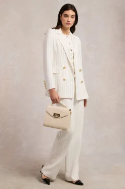 High Waisted Straight Trouser