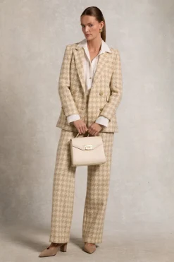 High Waisted Straight Trouser