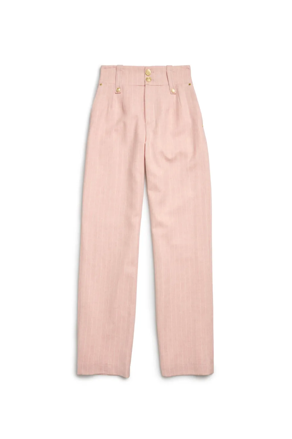 High Waisted Straight Trouser