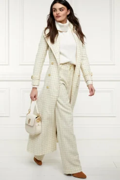 High Waisted Straight Trouser
