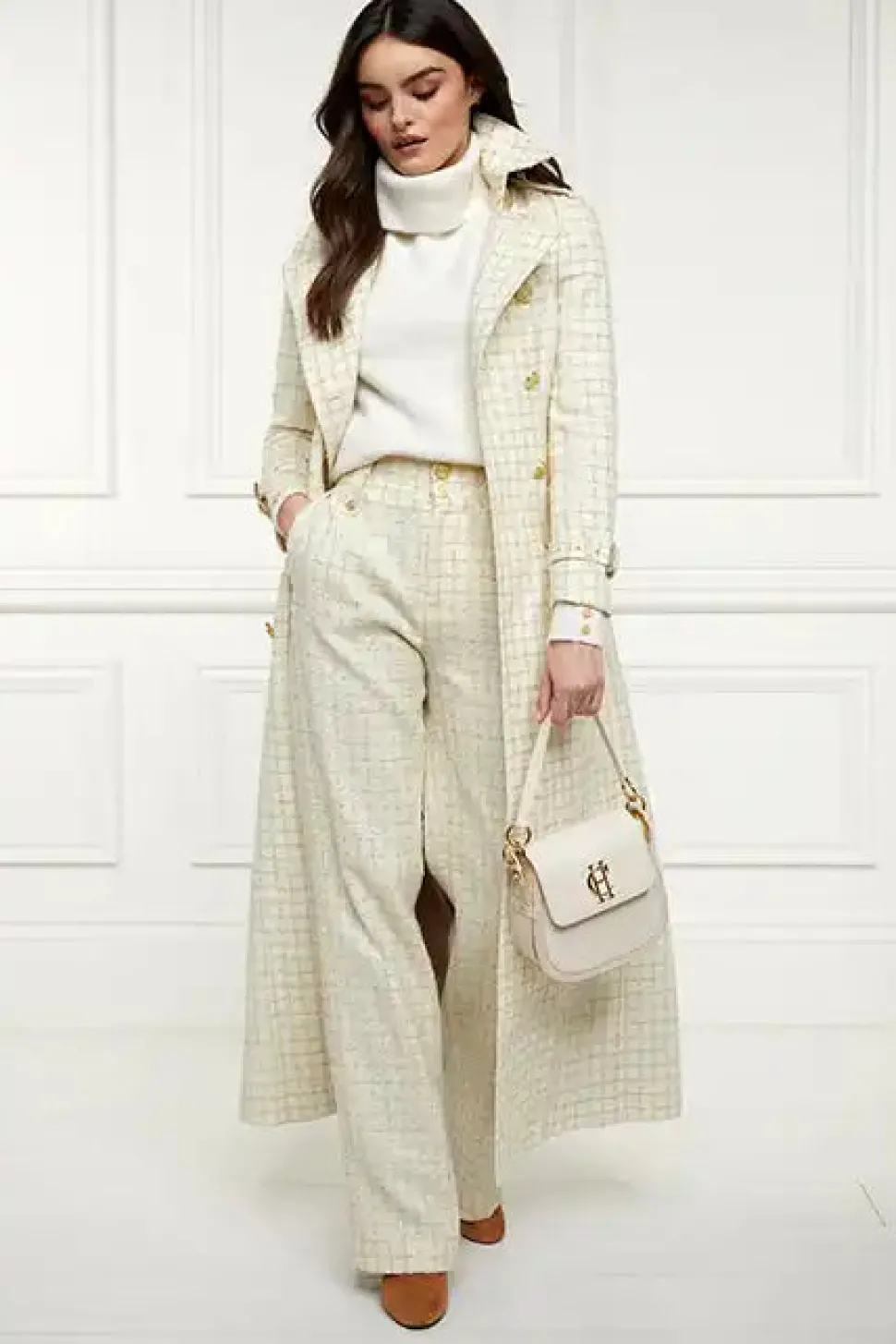 High Waisted Straight Trouser