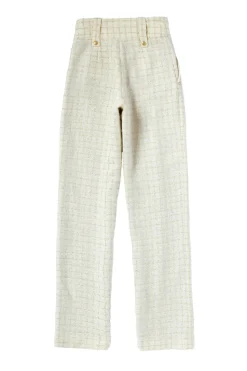 High Waisted Straight Trouser