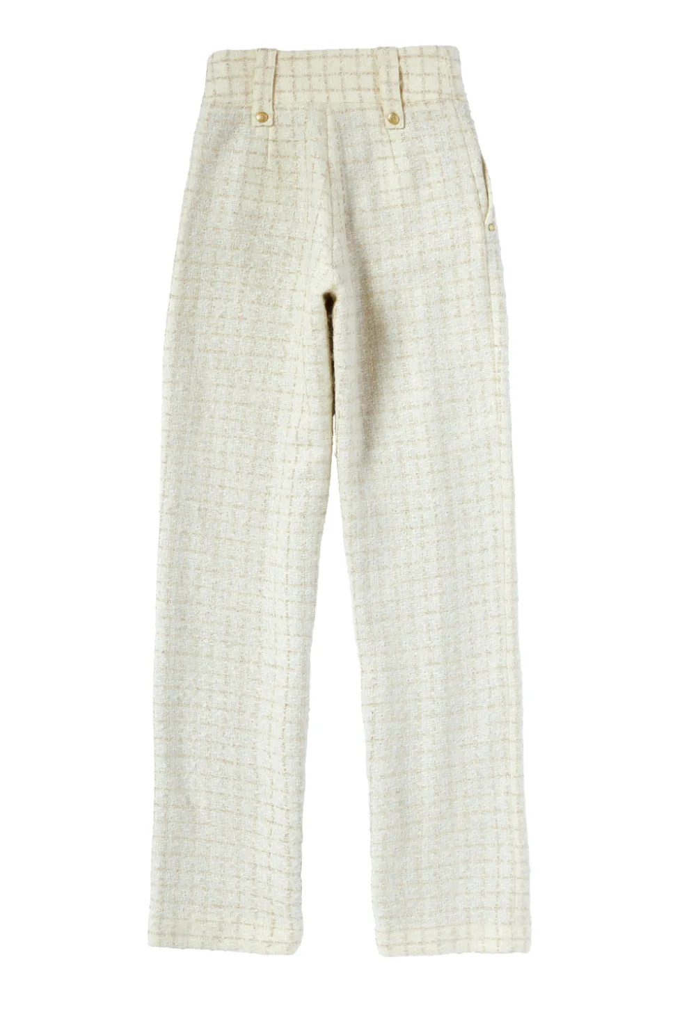 High Waisted Straight Trouser