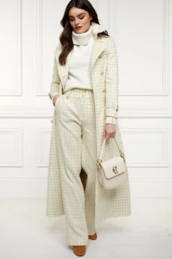 High Waisted Straight Trouser