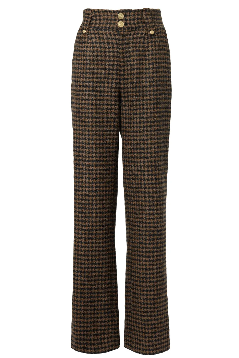 High Waisted Straight Trouser
