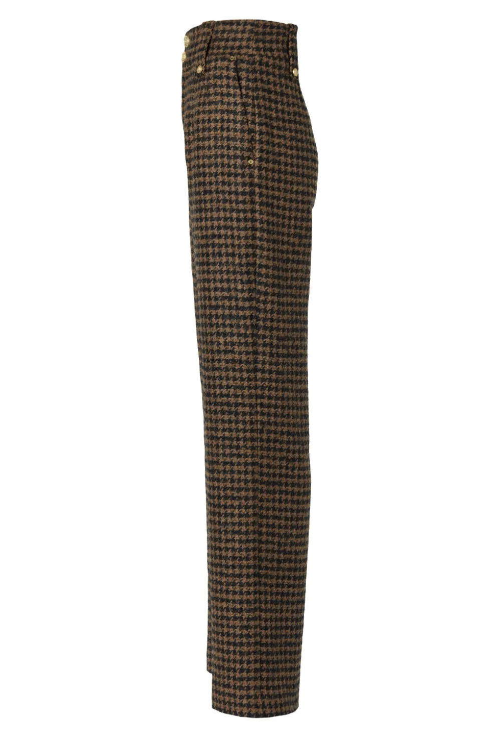 High Waisted Straight Trouser