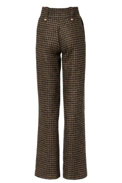 High Waisted Straight Trouser