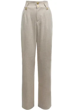 High Waisted Straight Trouser