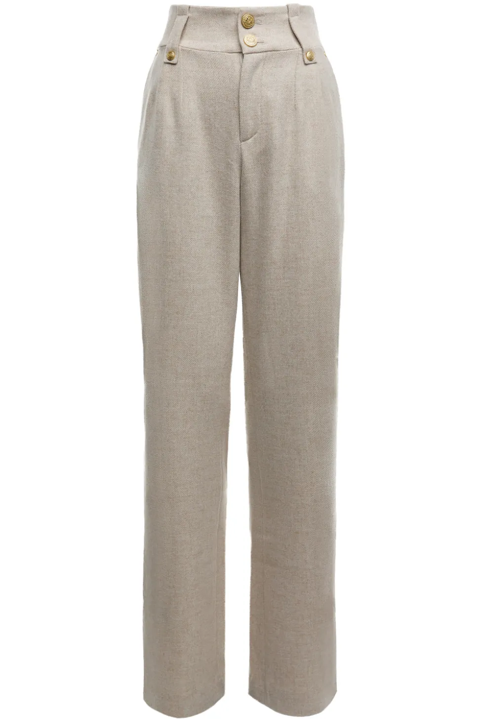 High Waisted Straight Trouser