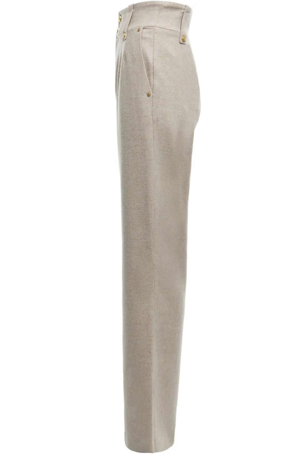 High Waisted Straight Trouser