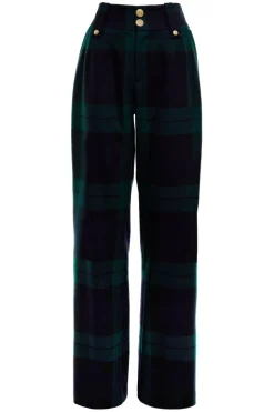 High Waisted Straight Trouser