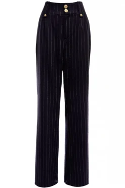 High Waisted Straight Trouser