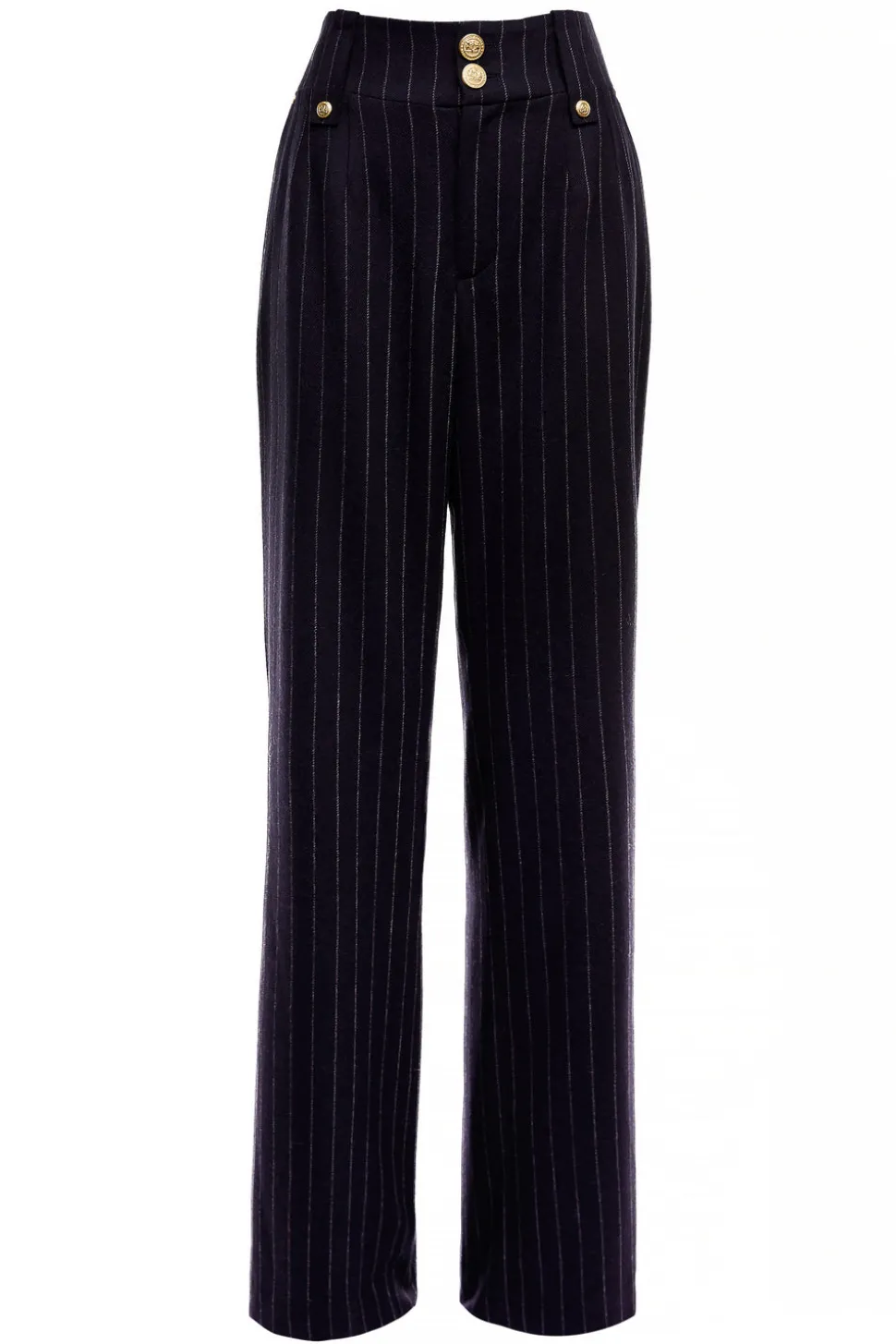 High Waisted Straight Trouser