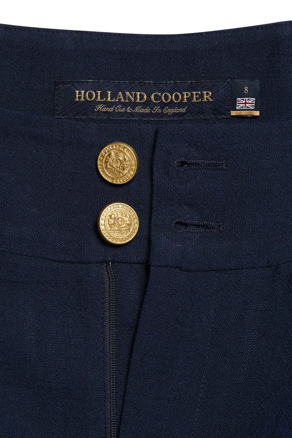 High Waisted Straight Trouser