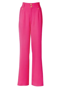 High Waisted Straight Trouser