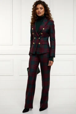 High Waisted Straight Trouser