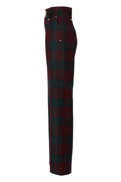 High Waisted Straight Trouser