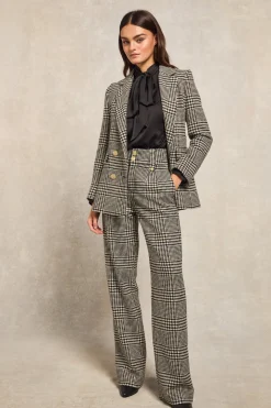 High Waisted Straight Trouser