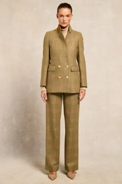 High Waisted Straight Trouser