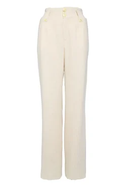 High Waisted Straight Trouser