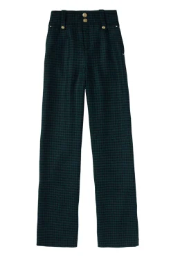 High Waisted Straight Trouser