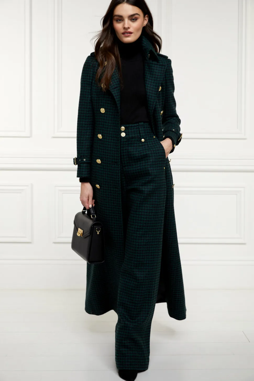 High Waisted Straight Trouser