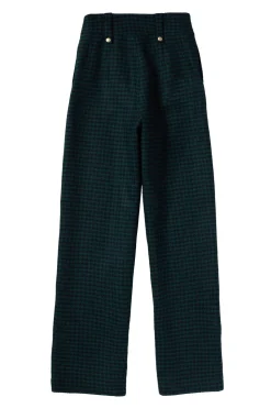 High Waisted Straight Trouser