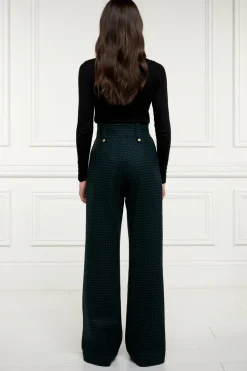 High Waisted Straight Trouser