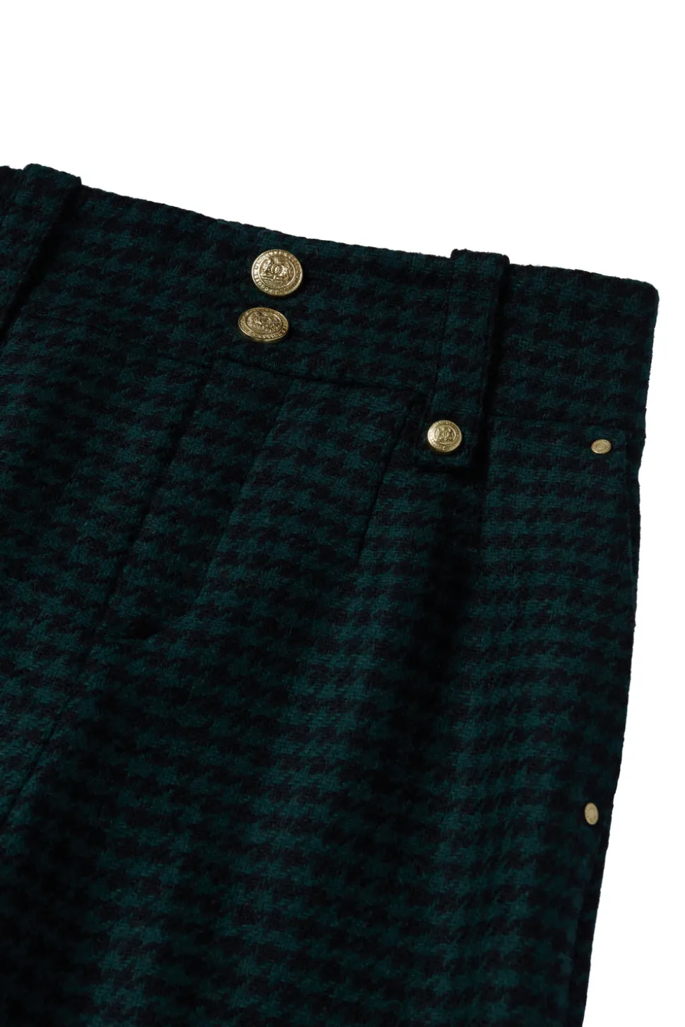 High Waisted Straight Trouser