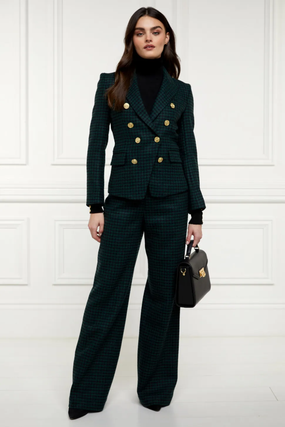 High Waisted Straight Trouser