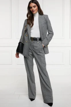 High Waisted Straight Trouser
