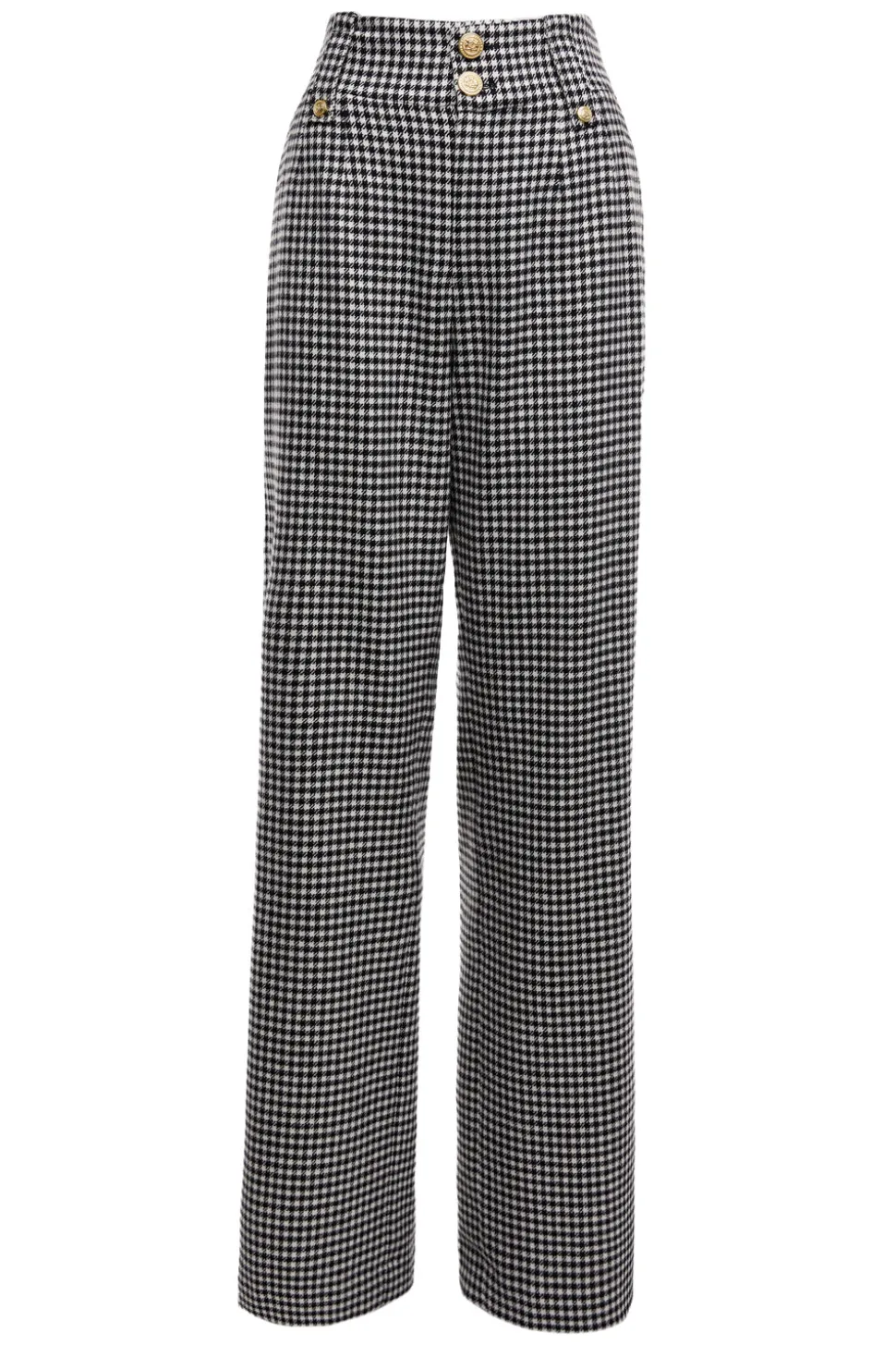 High Waisted Straight Trouser