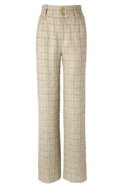 High Waisted Straight Trouser