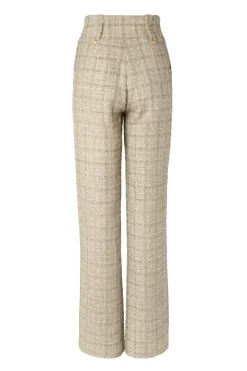 High Waisted Straight Trouser