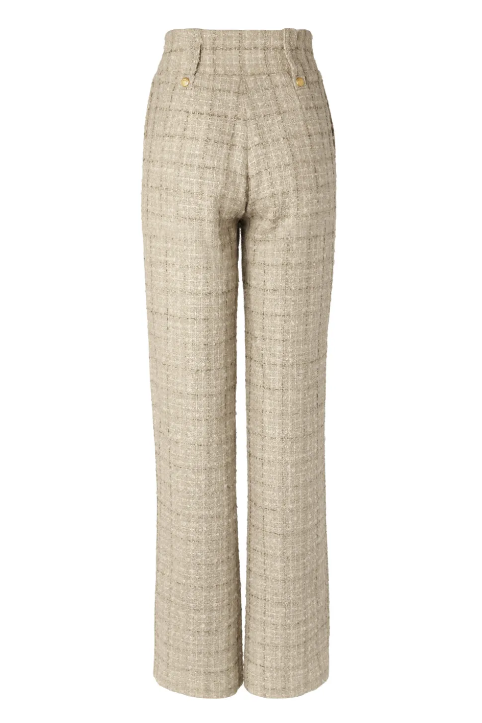High Waisted Straight Trouser