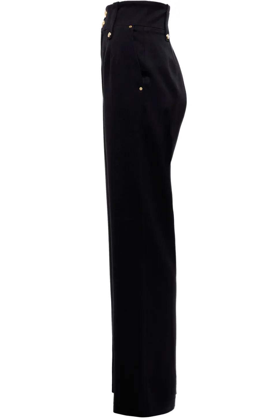 High Waisted Straight Trouser