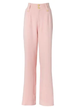 High Waisted Straight Trouser