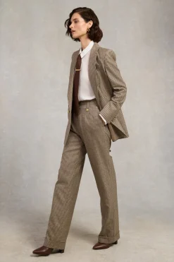 High Waisted Wide Leg Trouser