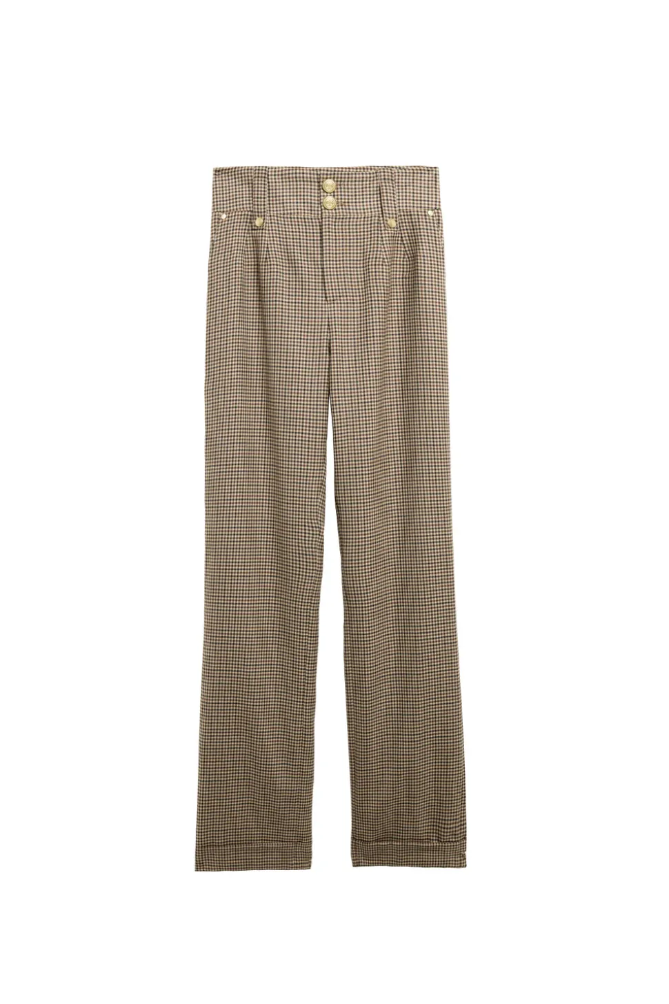 High Waisted Wide Leg Trouser