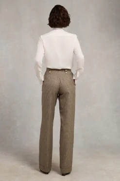 High Waisted Wide Leg Trouser