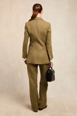High Waisted Wide Leg Trouser