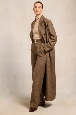 High Waisted Wide Leg Trouser