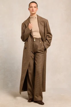 High Waisted Wide Leg Trouser
