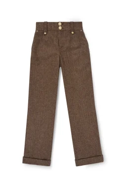 High Waisted Wide Leg Trouser