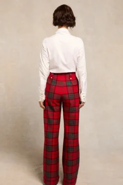 High Waisted Wide Leg Trouser