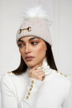 Horsebit Bobble Hat